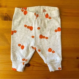 Carter’s Newborn Pumpkin Pants for Fall Halloween or Thanksgiving